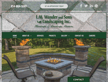 Tablet Screenshot of lmwanderandsons.com